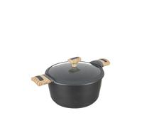 KASANOVA Casseruola antiaderente Evolution, casseruola induzione, casseruola di alta qualità, con coperchio, adatta per tutti i piani di cottura (Casseruola, 20 cm)
