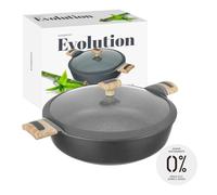 Tegame 32 cm con coperchio Evolution grigio