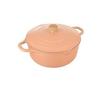 KASANOVA Casseruola Antiaderente vari colori Pot Art con Coperchio Innovativo, casseruola induzione, Ottimale per Stufati e Cotture Lente (Rosa, 28 Cm)
