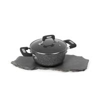 KASANOVA Casseruola New Petra Dark da 20 cm grigio Cottura