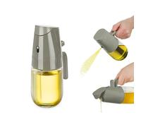 KASANOVA Oliera Spray e Versa Vetro 300 ml Tappo Grigio