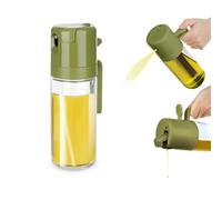 KASANOVA Oliera Spray e Versa Vetro 550 ml Tappo Quadrato Verde