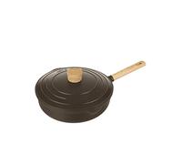 Padella alta 24 cm con coperchio nera Pot Art