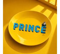 KASANOVA Piattino decorativo vetro 15 cm Prince giallo