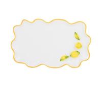 KASANOVA Piatto da portata 24x15 cm ceramica Limoni