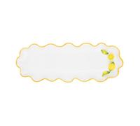 KASANOVA Piatto da portata ovale 36x13 cm ceramica Limoni