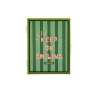 KASANOVA Portafoto 18x23 cm Keep Smiling oro