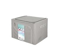 KASANOVA Scatola armadio doppia cerniera 50x40x30 cm grigia grigio