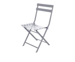 KASANOVA Sedia da giardino pieghevole Greensboro grigio grigio