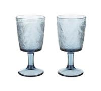 KASANOVA Set 2 calici acqua vetro blu Oasi