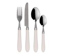 KASANOVA Set 24 posate Smooth bianco in acciaio