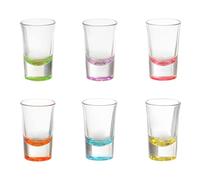 KASANOVA Set bicchieri per liquore Pasabahce, 6 pezzi in vetro multicolore