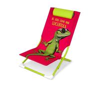 KASANOVA Spiaggina sedia pieghevole Lucertola con poggiatesta