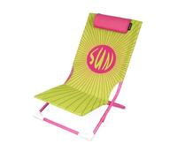KASANOVA Spiaggina sedia pieghevole scritta Sun e poggiatesta