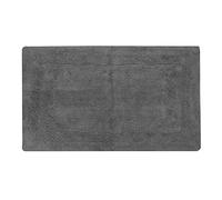 Tappeto bagno 50x80 cm cotone grigio scuro