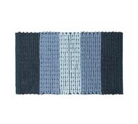 Tappeto bagno ciniglia blu 50x80 cm