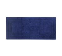 Tappeto bagno 60x130 cm cotone blu