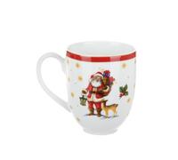 Tazza mug natalizia Babbo Natale 440 ml porcellana
