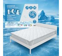 KASANOVA Topper Matrimoniale Memory Effetto Fresco Ice