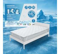 KASANOVA Topper Singolo Memory Effetto Fresco Ice