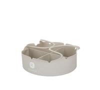 KASANOVA Vaschetta girevole, con 4 maniglie, D.16, colore grigio