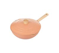 KASANOVA Wok 28 cm con coperchio rosa Pot Art rosa Cottura