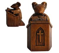KASCLINO Statua del topo della chiesa, ornamento artigianale del prete, scultura del coro della chiesa, scultura in resina per interni ed esterni, decorazioni per tutte le condizioni atmosferiche