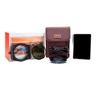 KASE Filter Wolverine K100 Filtro rettangolare per principianti, con supporto per filtro, adattatore e anello stepdow, filtro polarizzatore Slimline CPL, filtro graduato Soft GND, filtro neutro,