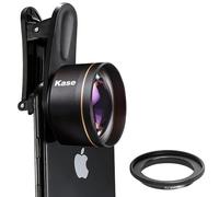 Kase HD Master - Obiettivo macro per telefono con anello adattatore filtro da 52 mm per iPhone 15, 14, 13, 12 Pro Max, Samsung, smartphone Android, attacco obiettivo (nero)