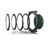 Kase K9 - Kit portafiltro quadrato in metallo da 100 mm con filtro magnetico CPL da 90 mm e anello adattatore 67/72-82 mm