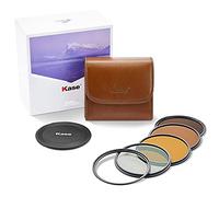 Kase Kit di avviamento con filtro magnetico Skyeye da 82 mm con CPL, ND8 3 stop, ND64 6 stop, ND1000 10 stop, anello adattatore magnetico, copriobiettivo anteriore, borsa, nano rivestimenti per olio, impermeabile, antipolvere