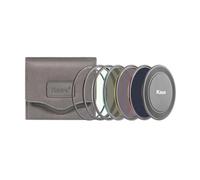 Kase KW Revolution - Kit di filtri magnetici professionali 95 mm, anelli codificati a colori CPL ND8 ND64 ND1000 e adattatore magnetico, copriobiettivo e custodia