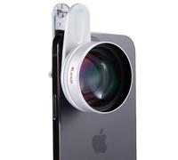 Kase Obiettivo macro HD Master Plus per iPhone Samsung Android con distanza di messa a fuoco lunga 45-85 mm, attacco obiettivo fotocamera telefono fotografia macro