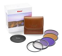 Kase Wolverine 77mm Kit Filtri Magnetici Professionali CPL+ND8 3 Stop+ND64 6 Stop+ND1000 10 Stop+Cappuccio Anteriore dell'obiettivo+Anello Adattatore+Borsa per Filtri,Resistente Agli Urti