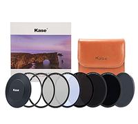 Kase Wolverine - Kit di 6 filtri per pila, 82 mm, magnetico, antiurto, in vetro ottico temperato, include neutro, CPL ND8, ND64, ND1000, set di copriobiettivo UV e custodia 82