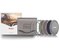 Kase Wolverine Revolution Pro ND - Kit filtro magnetico antiurto in vetro ottico temperato, con anelli colorati inclusi, copriobiettivo CPL ND8, ND64, ND1000 e custodia (46 mm)