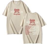 KASENFASHION Stray Kids Maglietta a maniche corte - Maglietta in cotone per tifosi Unisex Streetwear, cachi, M