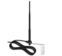 KASER Antenna Universale per Cancello Automatico 433.92 MHz compatibile per Ricevitori e Automazione Porta Garage incluso la Staffa e Cavo Schermato RG174