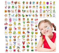 KASESSS 140 Pezzi/ 7 Fogli Stickers Bambini Attacca Stacca Sticker, Adesivi Animali 16x20cm Adesivi Premio Per Bambini Faccia Per Studenti Insegnante Genitore Scuola Sticker Motivazionali