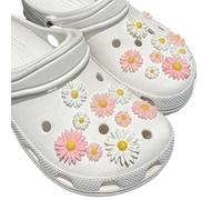 KASESSS 18 Pezzi Ciondoli per Scarpe, Shoe Charm Margherita, Fai-da-te Charms per Scarpe, Carino Decorazioni per Scarpe, Accessori per Scarpe per Donne e Ragazze