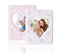 KASESSS 2 Pezzi con 72 Tasche Photocard Holder, Porta Photocard Kpop Mini, Photocard Binder Moda, Binder Photocard Portatile, Binder Photocard Kpop Adatto per Archiviare Foto, Carte D'Identità, Carte
