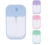 KASESSS 4 Pezzi Porta Profumo da Viaggio, 45ML Atomizzatore Profumo, Portatile Portaprofumo da Vaggio Ricaricabile, Plastica Porta Profumo da Borsetta, Boccette Profumi Vuoti per Viaggiare o Lavorare