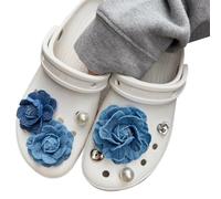 KASESSS 7 Pezzi Fiori di Cowboy Shoe Charm, Accessori Charms per Crocs, Charms per Scarpe, DIY Ciondoli per Scarpe, Shoe Decorative Buttons per Ragazze Donne, Ragazzi, Adulti, Festa di Compleanno