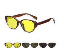 KASESSS Occhiali Guida Notturna Polarizzati, Sovraocchiali da Sole Sensibile Alla Luce, Occhiali Visione Notturna Lenti Gialle con Custodia, Polarizzati Sovraocchiali per Guida, Ciclismo, Pesca