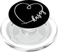 Kasey Nome Minimalista Cuore Calligrafia Bella Disegno PopSockets PopGrip per MagSafe