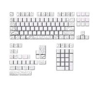 KASFDBMO 135Pieces Doppio Colpi Keycaps Altitudini Linea Modello Con Retroilluminato Keycaps Set Per Tastiere Meccaniche