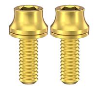 KASFDBMO 2 bulloni per gabbia per bottiglie d'acqua per bici, viti a testa esagonale, viti M5 x 12 mm, viti a vite per biciclette, bulloni ad acqua