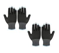 KASFDBMO 2 paia guanti sensibili tocco antivento per giocatori giochi telefonici Sport invernali Giochi traspiranti per touch screen con mani sudate