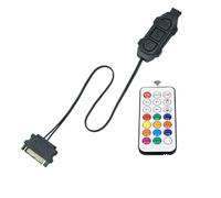 KASFDBMO ARGB Synchronization Piccolo Controller Manuale Bianco/Nero 5V 3Pin Collegamento Standard Componente PC ARGB Lighting Controller