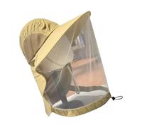 KASFDBMO Cappello da pesca traspirante, regolabile, per donne, uomini, adolescenti, tesa larga, protezione solare con patta per il collo, protezioni solari per esterni